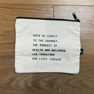 Zippered Hemp/Cotton Pouch